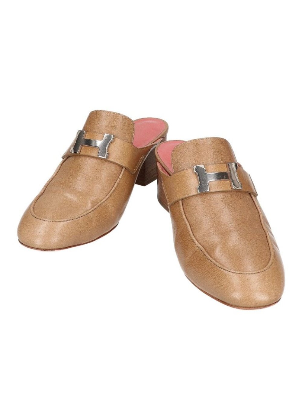 Hermes Paradis Leather Mules